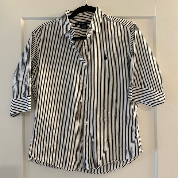 Ralph Lauren Striped Button Down - Picture 1 of 4